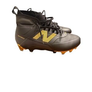 New Balance Football Cleats Mens Size 10 Black Gold FantomFit Fortress Molded
